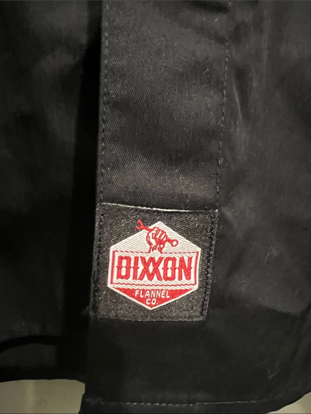 DIXXON Men’s XXXL Black Short-Sleeve Button-Up Workshirt - Picture 4 of 6